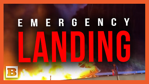 Emergency Landing! Plane Bursts into Fire on North Carolina Freeway