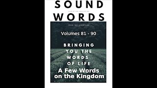 Sound Words, A Few Words on the Kingdom