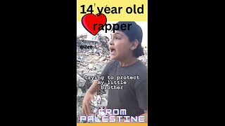 14 year old boy rapper from Palestine | Israel-Palestine War Rap Song