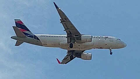 Airbus A320 PR-TYD vindo do Rio de Janeiro(Galeão) para Fortaleza