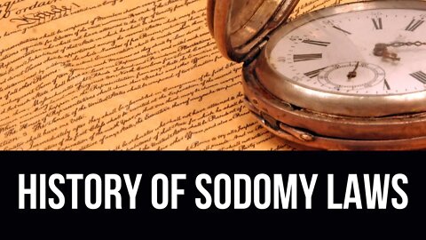 America Sodomy Laws History Timeline | End Times Apostasy