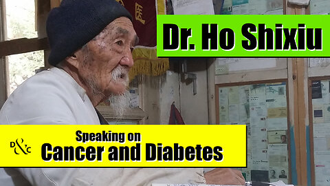 Dr. Ho Shixiu speaking on Cancer and Diabetes