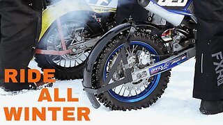 Don't winterize your bike, ride on ice