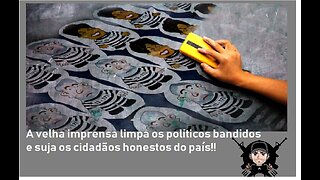 A velha mídia limpa políticos corruptos e suja cidadãos honestos do Brasil.