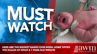 Here Are The Biggest Babies Ever Born, Some Tipped The Scales Of What A 1-Year-Old Weighs