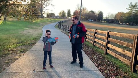Daddy and The Big Boy (Ben McCain and Zac McCain) Episode 239 Nerf Battle Prep In Franklin, TN