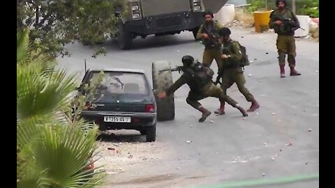 Instant Karma: Israeli Army vs. Palestinian Tire