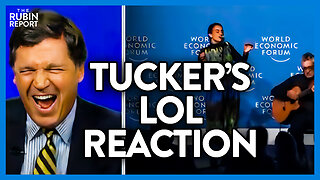 Watch Tucker's Hilarious Impression of This Bizarre WEF Davos Performance | DM CLIPS | Rubin Report