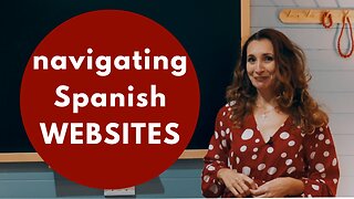 EASILY find your way around SPANISH WEBSITES - BASIC vocabulary