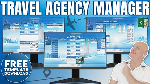 How To Create A Travel Agency Application In Excel From SCRATCH + FREE DOWNLOAD