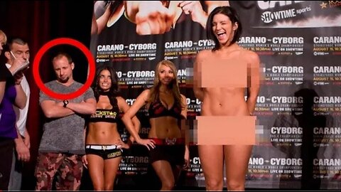 15 funniest moments between fighters and ring girls........