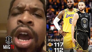 Lebron Laker Fan Clark Goes Off On Steph Curry & Warriors After Game 1!