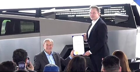 Gov Abbott, Elon Musk Celebrate New Tesla Lithium Refinery In Robstown, TX