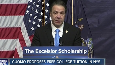Cuomo announces new free college tuition initiative for middle-class households