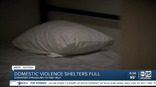 Domestic violence shelters full as survivors struggle to find help