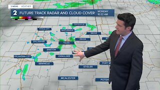 Cooler with showers this week