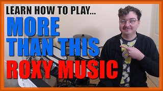 ★ More Than This (Roxy Music) ★ Drum Lesson PREVIEW | How To Play Song (Andy Newmark)