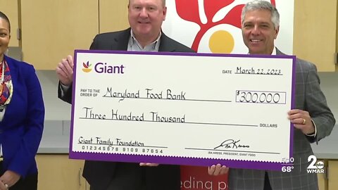 Giant Food donates $300,000 to help students obtain healthy meals