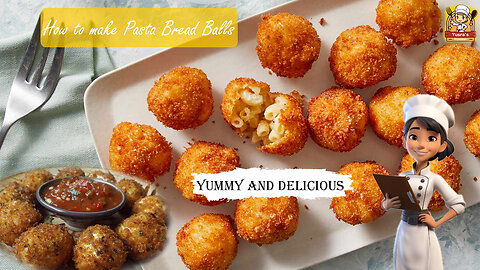 Quick and Easy Crispy Fried Pasta Bread Balls! Adventure in Every Bite!