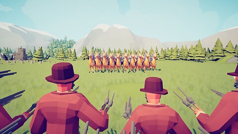 40 Gunslingers Versus 40 Lassos || Totally Accurate Battle Simulator