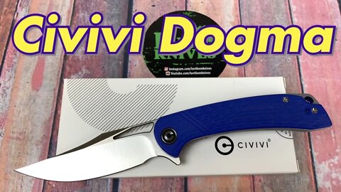 Civivi C2005C Dogma / includes disassembly/ Great value lightweight EDC !!