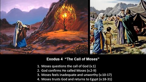 Exodus 4 “The Call of Moses” - Calvary Chapel Fergus Falls