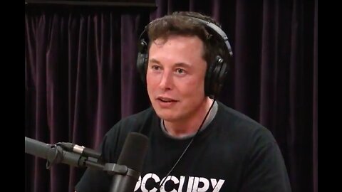 Elon Musk on the "Joe Rogan Experience" podcast.