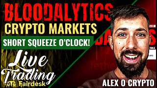 Crypto Short Squeeze Explained & LIVE Traded! Join The Party with Alex O Crypto!