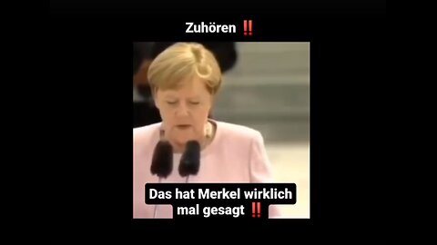 Es ist die Merkel die uns an unsere Rechte erinnerte...