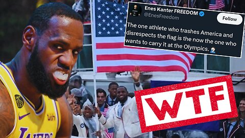 Lebron James BLASTED For Carrying Flag In Olympic Opening Ceremony After DISRESPECTING America
