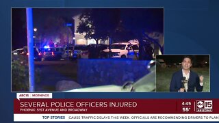 Multiple officers injured during incident in Phoenix