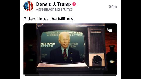 Biden Hates The Military!