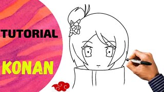 Como Desenhar Konan Chibi | Naruto Shippuden