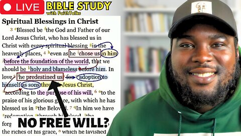 Does God Choose Who Gets Saved? Live Bible Study plus Q&A