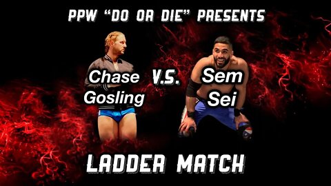 Sem Sei has something to say to Chase Gosling about their upcoming Ladder Match this Saturday Night