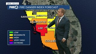 FORECAST: High to very high fire danger for Saturday