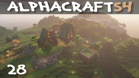 Custom Village Build Style - Alphacraft S4 e28 - Minecraft SMP