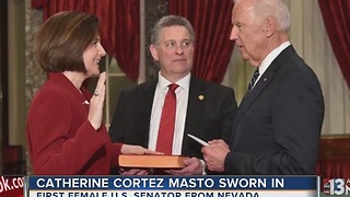 Cortez Masto takes Senate seat as first Latina, Nevada woman