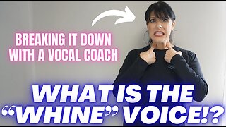 The "Whine" Voice in Singing | Vocal Coach Breaks it Down!