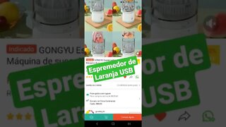 Olha que incrível o que achei na Shopee - Espremedor de laranja elétrico - #shorts