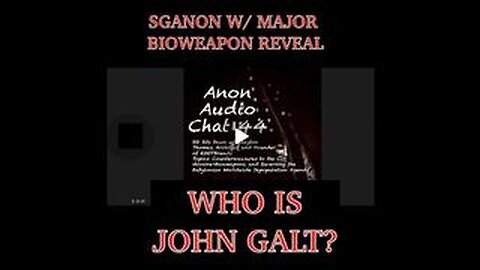 SGANON AUDIO CHAT- MAJOR REVEAL ON THE BIO-WEAPON ATTACK. JGANON, PASCAL NAJADI