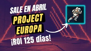 PROJECT EUROPA español 🤑🤑 ROI de 125 DÍAS en AVAX