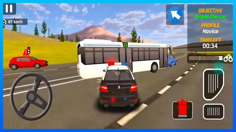 Police Car Chase Cop Simulator 2022 police chase, randomly crash #09