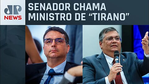 Flávio Bolsonaro diz que não votará em Dino para o STF