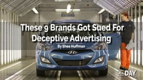 9 brands sued for false advertising