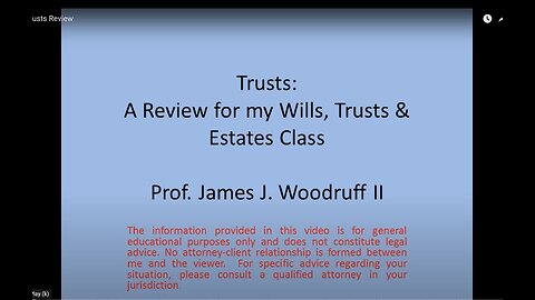 Overview of Trust Law - Law School Review