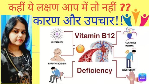 Vit B 12 Deficiency कहीं आपमें ये लक्षण तो नही।#बी12 #headache #anemia #deficiencyofb12inhindi