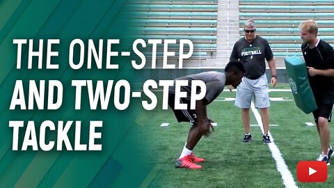 Football Tips - The One-step and Two-step Tackle - Coach Ron Roberts