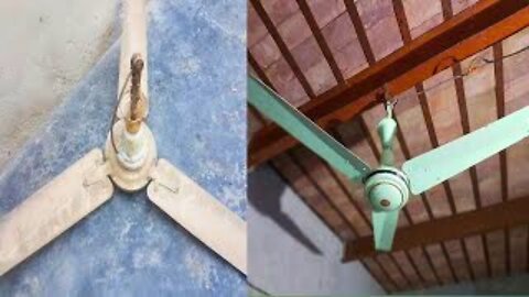 Reviving a Rusty Relic: Restoring an Old Ceiling Fan