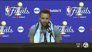 Stephen Curry: 'cool to be the old man' on Warriors' NBA Finals team